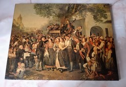 Ferdinand Georg Waldmüller festményének nyomata