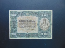 10000 korona 1920 C 08 Nagy méretű bankjegy  