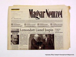 2002 május 7  /  MAGYAR NEMZET  /  Régi ÚJSÁGOK KÉPREGÉNYEK MAGAZINOK Szs.:  14753