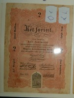 1848 as 2 forint Kossuth bankó papírpénz bankjegy 48 49 es szabadságharc pénze sor hs