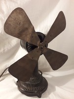 Nagyon korai Loft Industrial antik elektromos Dr. Max Levy ventillátor 1905-ből 