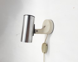 Retro Szarvasi fali lámpa - falikar fém és bakelit/műanyag