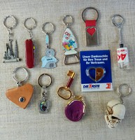 Retro key chain collection in one. 12 pcs