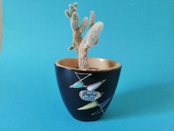 Jasba Keramik mini kaspó, kaktuszkaspó
