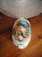 Hollóházi,Faragó Miklós porcelán bonbonier tél