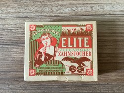 Bontatlan antik fogpiszkáló Elite Alpenholz-Zahnstocher retró