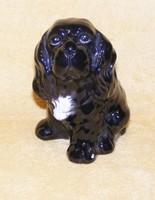 Porcelán spániel kutya figura