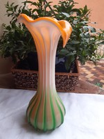 Kála alakú üveg váza