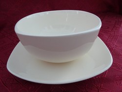 German porcelain square breakfast set. Small plate and bowl of muesli. He has!