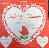 Karády Katalin dedikált bakelit lemez amerikai kiadás