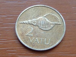 VANUATU 2 VATU 1990 Tritonkürt csiga #  ( KEDVEZMÉNY LENT!!)