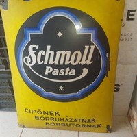 Schmoll pasta nagy zománc tábla 