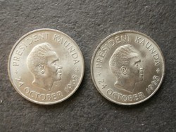 5 Shillings 1965 VF+ Zambia 2 db