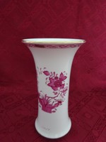 Herend porcelain, vase with appony pattern, height 21 cm. He has!