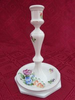 Herend porcelain candle holder, also a luminaire, height 18 cm. He has!