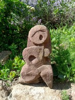 Kerti faragott kő szobor, 40 cm