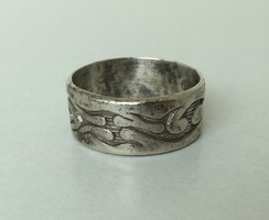Vaskos férfi ezüst gyűrű egyedi 925