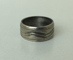 Masszív széles női ezüst gyűrű 925 8.43gr.