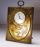 19.századi aranyozott utazó óra,csodaszép állapotban!