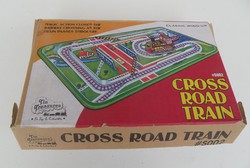 Cross Road Train felhúzos óraműves kulcsos lemezjáték vonat