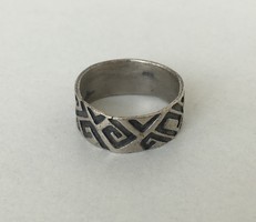 Masszív széles női ezüst gyűrű 925