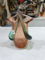 Régi csehszlovák kristály váza 