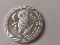 2020 Niue ezüst bagoly 31,1 gramm 0,999 befektetési érme