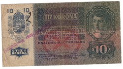 10 korona 1915 ismeretlen bélyegzés 