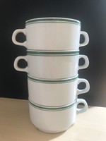 Alföldi zöld csíkos leveses csészék