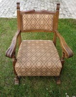 Colonial armchair, comfortable for reading or watching TV