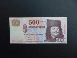 500 forint 2006 EB Jubileumi 500 forint Nagyon szép ropogós bankjegy  