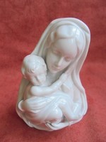 Metzler&Ortloff porcelán Mária és Jézus figura
