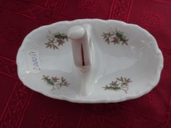 Gebrüder benedikt rare antique Czechoslovak porcelain salt shaker, length 13.5 cm. He has!