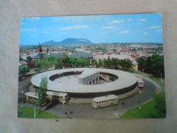Régi postatiszta képeslap Eger  - Mávaút állomás