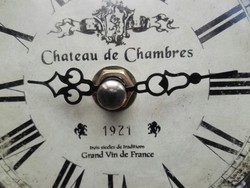 1921 felírattal, francia,két oszlopos asztali, kandalló óra.