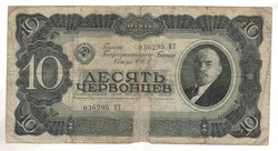 10 cservonyec 1937 Lenin Oroszország 2.