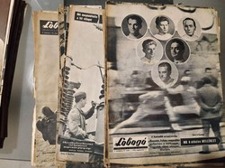 Lobogó újság hetilap 1960-as évfolyam 20 db száma képregényekkel McMurdo