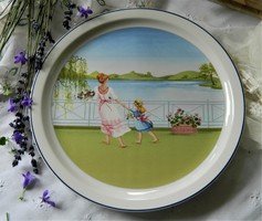 Villeroy & boch the romantic seasons - four seasons series-spring,  wall plate collectors