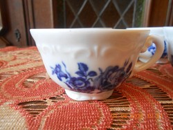 Zsolnay kék rózsás kávés csészék