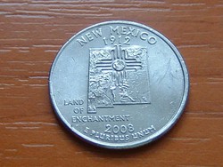 USA 25 CENT 1/4 DOLLÁR 2008 / P NEW MEXICO # ( KEDVEZMÉNY LENT!!) 