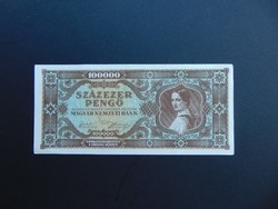 ​100000 pengő 1945  M 072 Hajtatlan bankjegy  