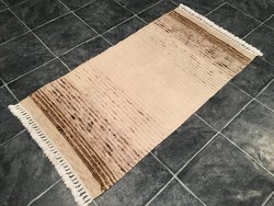 KELIM / KILIM - Kézi szövésű gyapjú szőnyeg, 69 x 142 cm