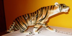 Royal Dux nagyméretű tigris