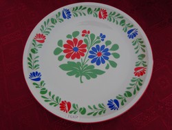 Lowland porcelain cake bowl, diameter 28 cm. Red / blue floral. He has!