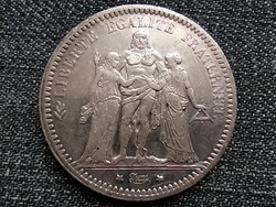 Franciaország Harmadik Köztársaság .900 ezüst 5 frank 1873 A (id23397)