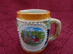 German porcelain mini mug, graz / mariatrost memory. He has!
