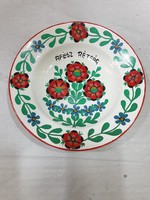Régi Gránit falitányér 