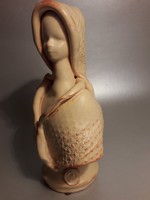 Lovas & Rácz kerámia női büszt szobor figura Képcsarnokos