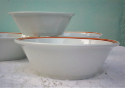 Retro alföldi porcelánok, kocsonyás, főzelékes tányér 4 db, 18,5 cm, darabra