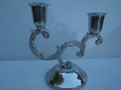 GYERTYATARTÓ - AJÁNLATOT VÁROK - EZÜSTÖZÖTT - NSZK - 12 x 11 cm - hibátlan - újszerű